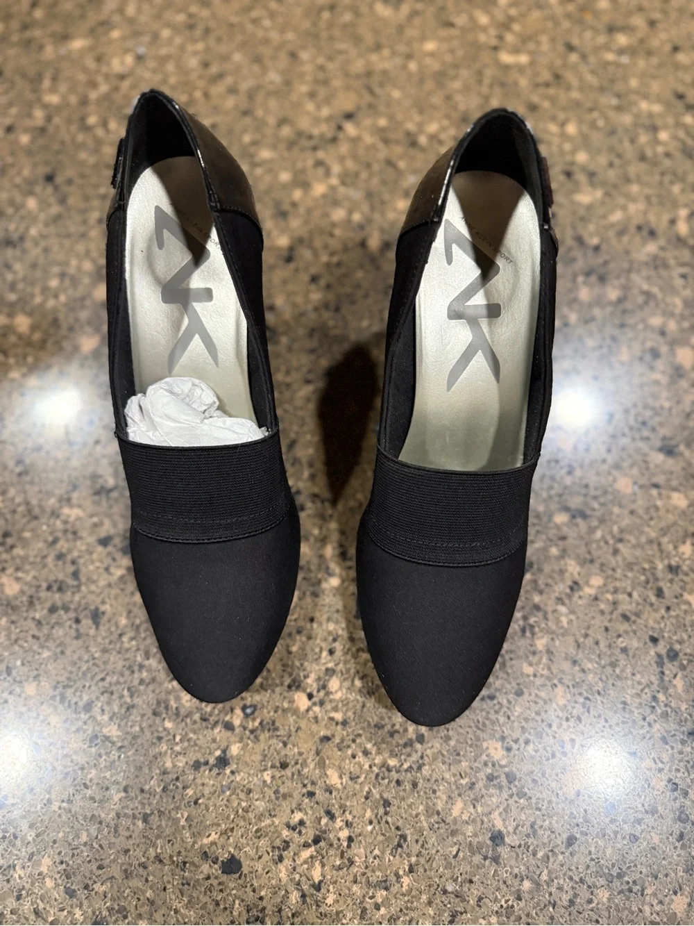 Anne Klein NWT Classic Black Women's Wedge Pumps (sz 8)